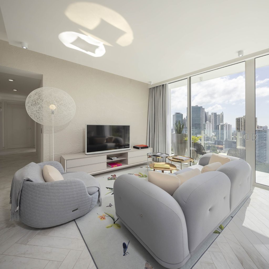 apartamento modelo living