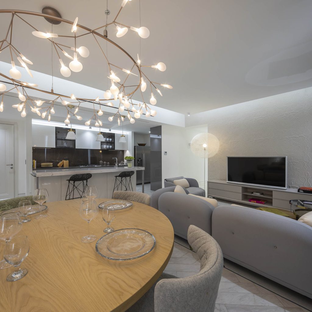 apartamento modelo living