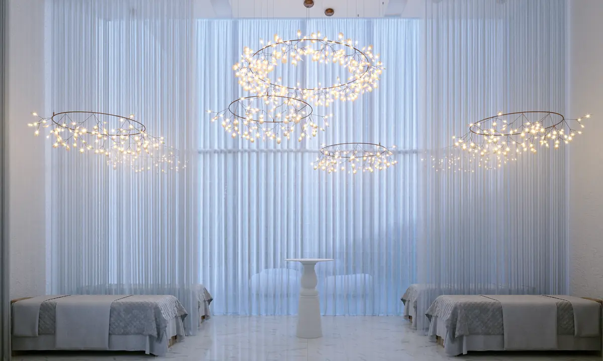 Spa con cabinas de tratamiento